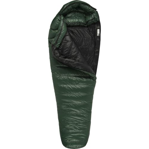 Western Mountaineering Badger MF 15 Degree Sleeping Bag Forest Green F17 6FT 6IN / Right Zip