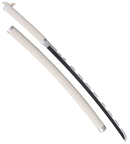 Demon Slayer Lot 2 Katanas Tout en Bois Lame en Bois Epee Inosuke Hashibira Epee Kimetsu No Yaiba Sabre Inosuke Katana