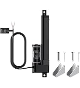 Justech 12V Heavy-Duty Linear Actuator 660LBS/3000N-6inch/150mm Silent IP65 Electric Actuator wit...