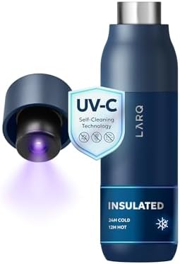LARQ Bottle PureVis 17 oz - Self-Cleaning and Insulated Stainless...