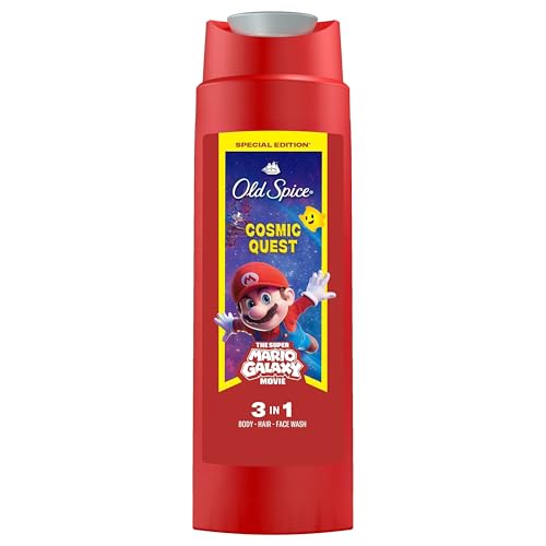 Old Spice Super Mario Galaxy Movie Special Edition 3-in-1 Duschgel für Haar, Gesicht und Körper 250 ml, langanhaltende Frische, Duft in Parfumqualität