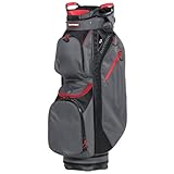 Datrek Men's Superlite II Cart Bag - Charcoal/Red/Black