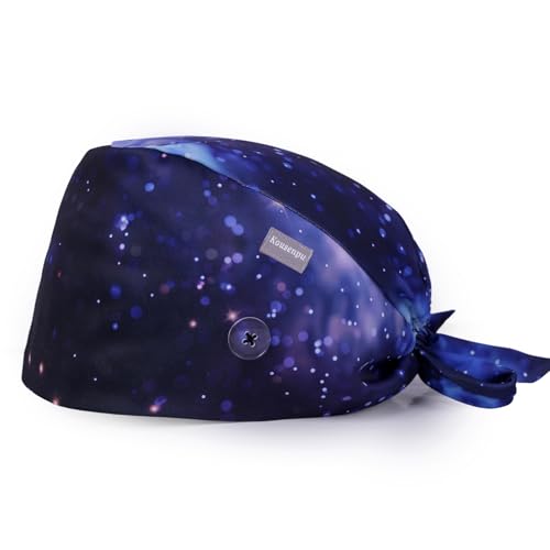 Image of Kousenpu Scrub Caps for Men, Adjustable Surgical Cap, Breathable Medical Hat for Doctors, Nurses & Healthcare Professionals