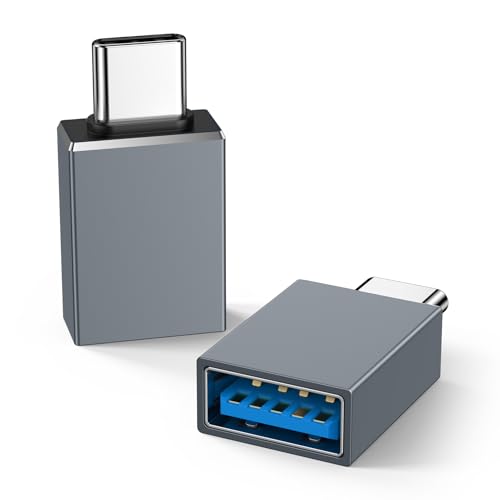 USB Type C �ϊ��A�_�v�^�[ USB3.1 5Gbps �����]�� �^�C�vC 2�Z�b�g OTG�Ή� Type-C�I�X����USB���X OTG�R���o�[�^�[ iPhone 17 Pro Max MacBook Pro 2021 MacBook Air 2