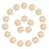 Daisyformals 10 Pairs Pasties Satin Nipple Cover Stickers Disposable Breast Pasties Flower Shape