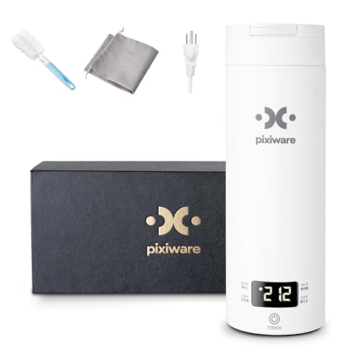 Portable Travel Small Mini Electric Kettle, Lift Lid, 450ml, 4 Temp Presets