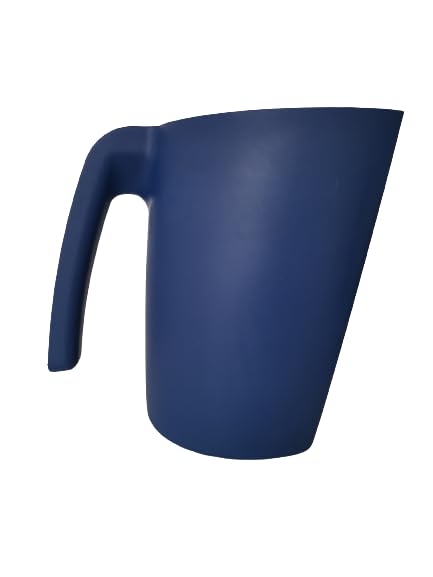 Verre doseur détectable - Verseuse plate graduée (2 litres, bleu)