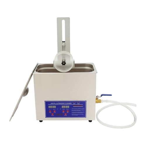 WATEBATH 6.5L Ultrasonic Vinyl Cleaner, Record Cleaner Machine, 180W Heavy-Duty Cleaning System with...