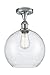 Innovations 516-1C-PC-G124-10 Large Athens 1 Light Semi-Flush Mount Part of The Ballston Collection, Polished Chrome