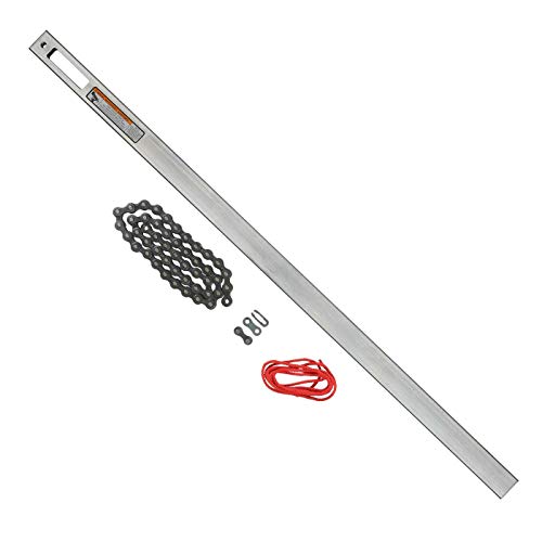 Genie Chain Drive Garage Door Opener 8ft Rail Extension Kit - Extends Your Tube-Style Chain Drive Rails to Fit an 8-Foot Garage Door - Compatible with All Genie Tube-Style Chain Drive Models, EKTC