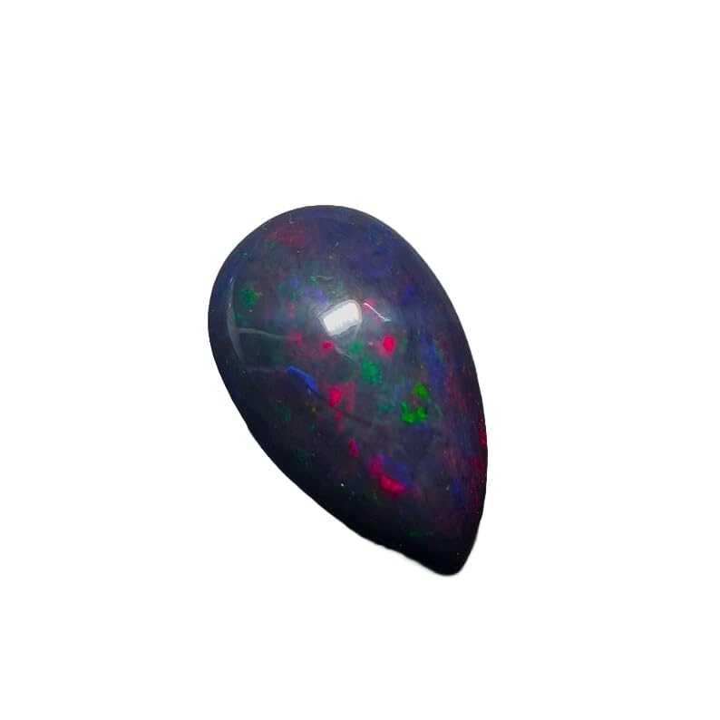 Cabochon d'opale éthiopienne authentique pour éviter les pierres ternes