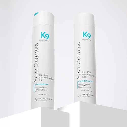 Beauty Garage K9 Shampoo Conditioner Combo Pack | Gentle Hair Care for Smooth, Shiny, and Nourished Hair | Deep Cleanse & Frizz Control Shampoo With Conditioner | 300ml Each Pack of 2