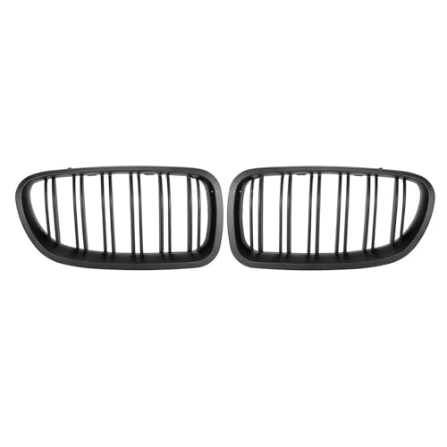 Parrilla delantera para Serie 5 F10 F11 F18, rejilla negra mate de radiador