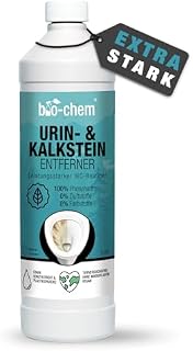 bio-chem Bardzo mocny środek do usuwania kamienia moczowego 1000 ml łącznie z dyszą skośną bardzo mocny i oszczędny środek do czyszczenia WC usuwa najbardziej uporczywe osady, takie jak kamień