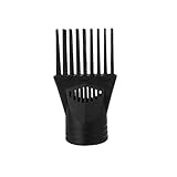 UNIVERSELLER HAARTROCKNER-KAMMAUFSATZ ZUM GLÄTTEN, ENTWIRREN - DÜSE KUNSTSTOFF FRISEURSALON KAMM FÜR LOCKIGE, NATÜRLICHE HAARSTYLING-WERKZEUGE