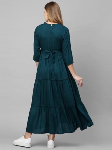Image of MomToBe Women's Fit And Flare Knee Length Dress