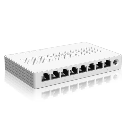 Tenda 8 Port 2.5G Ethernet Switch, Multi-Gigabit 2.5Gb Ethernet Splitter, Unmanaged Network Switch,...