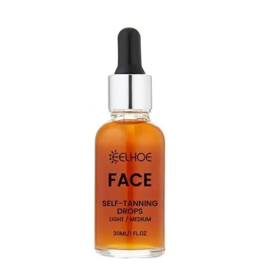 Self-Tanning Face Drops – Light/Medium – Achieve a Natural Sun-Kissed Glow | 30ml Hydrating & Non-Greasy Tanning Serum for a Radiant Look-image-18