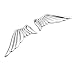 1 Pair Silver Angel Wings 3D Metal Car Auto Motorcycle Symobol Totem Emblem Badge Sticker Chrome Gold Black White Car Tuning Styling