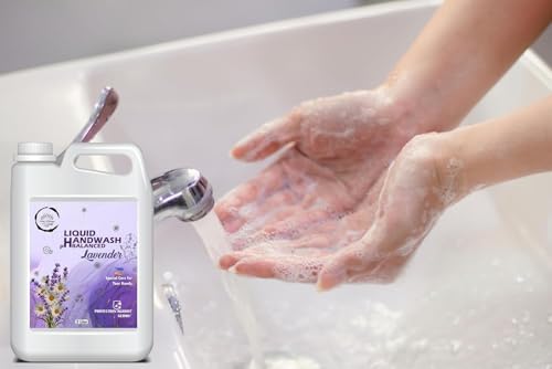 Image of Liquid Handwash pH Balanced Lavender, Protection Against Germs, Special Care for Hands, 5 Litre