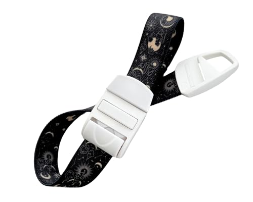 ROLSELEY Medical Nurse Tourniquet with ASTROLOGY SUN & MOON Pattern, Quick & Slow Release - ABS Plastic Buckle, Latex Free Elastic Band - Perfect for Doctors, Students and Paramedics - Nurse Gift Idea