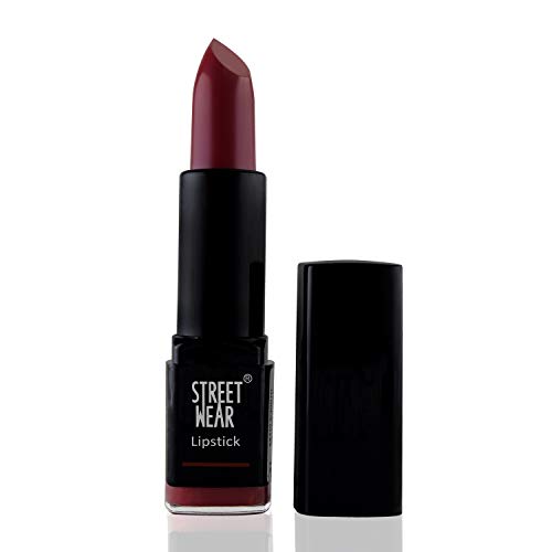 Image of Street Wear Satin Smooth Lipstick, Stark Maroon, 4.2g
