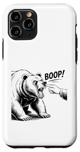 Boop the Angry Bear �f�U�C�� �������D�Ƃ�y���݂̂��߂� �X�}�z�P�[�X iPhone 11 Pro �p