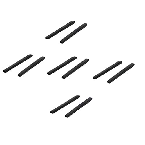 Healifty 5 Pairs Eyeglass Leg Anti Slip Ear Hook Frame Cover Eyewear Replacement Tips Glasses Accessories for Eyeglass Home Glass