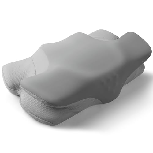 枕 まくら 低反発 安眠枕 pillow 低め高め調整可能 洗える枕カバー プレゼント 誕生日に(60cm*32cm)ダークグレー