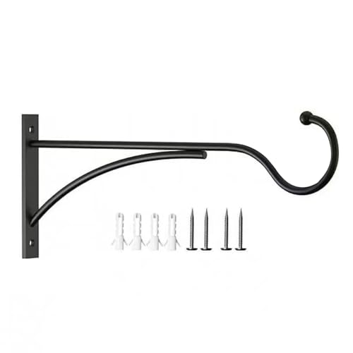 Gancho de jardín de metal para comederos de aves con acabado resistente 5
