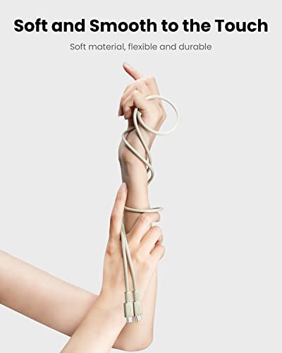 sharge USB C to USB C Cable, 100W 3.9ft Type C Cable Fast Charging for Phone 16/16Pro/15 Pro/MacBook, iPad Air 4, Steam Deck, and More