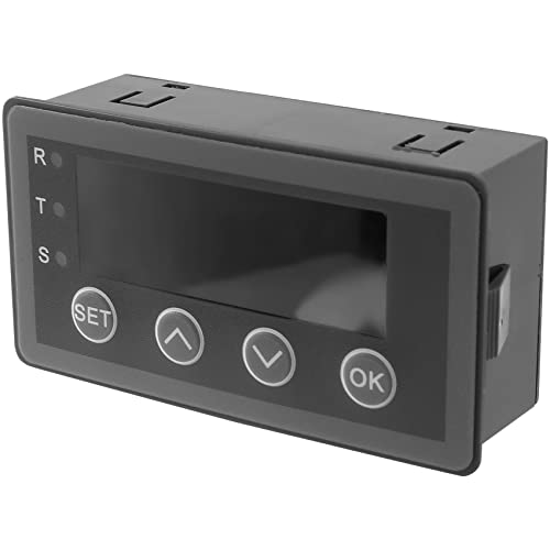 Lizusidtsy Digital Display Meter 0-10V 0-20MA 2-10V 4-20MA Analog Input Display Table Digital Display Head with RS485 Version, Gray