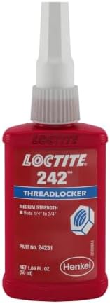 Loctite 135355 Blue 242 Medium Strength Thread Locker, 50 mL Bottle