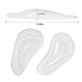 Dr. Foot's Arch Support Shoe Insoles for Flat Feet, Gel Arch Inserts for Plantar Fasciitis, Adhesive Arch Pad for Relieve Pressure and Feet Pain (Clear - 2 Pairs, 2 Count (Pack of 1))