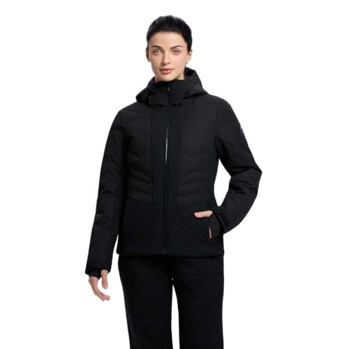 Veste de ski Icepeak Ellinwood pour femme manteau hiver noir