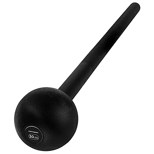 Retrospec Steel Mace Training Equipment - Weighted Fitness Macebell for Strength, Rehabilitation & Rotational Workouts - Durable All-Metal Construction with Knurled Grip - 5-30lb Options for Home Gym by Retrospec - Used condition - US$87.26