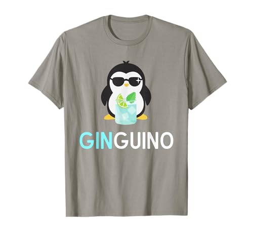 Ginguino | Gin Cocktail | Alcol | Divertenti Gin e Tonic Maglietta