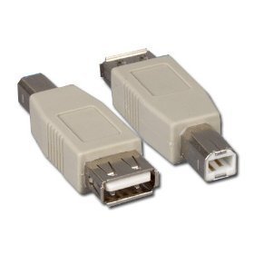 USB 2.0 Type A Female to USB B Male Plug (Printer Scanner) Adapter Connector-image-43