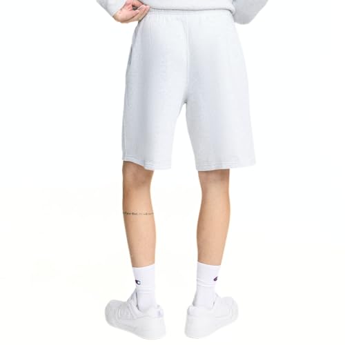Champion Men's Powerblend Fleece 10-Inch Short, Platinum Silver Heather, 3X-Large - image 2