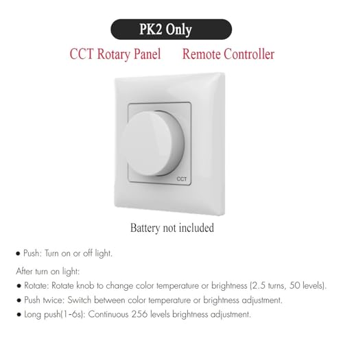 Controlador LED de 2 canales profesional DC12V 24V para control de tiras CCT 3