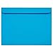 JAM PAPER 9 x 12 Booklet Colored Envelopes - Blue - 25/Pack
