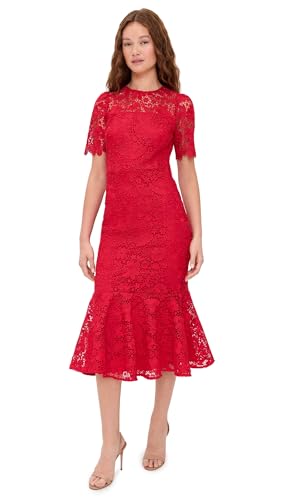 Shoshanna Womens Darcy Dress Cherry 0