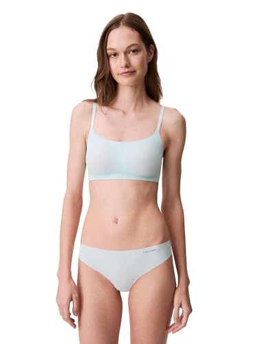 Image of Calvin Klein Women's Invisibles Comfort Seamless Adjustable Skinny Strap Bralette Bra