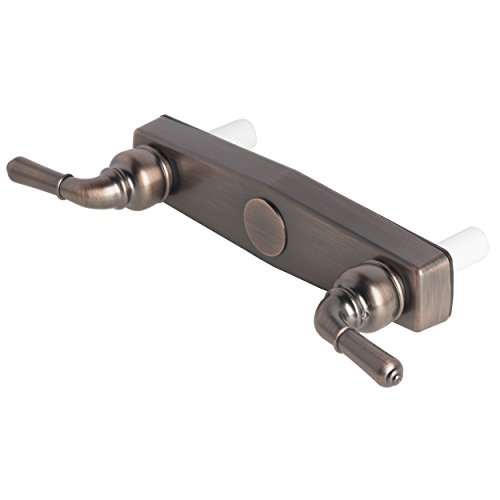 Laguna Brass 3320BZ Mobile Home Two Handle 8″ Shower Diverter Brushed Bronze Finish