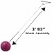 Cast Iron Hammer & Wire, 6kg (13.2 lbs) - Hammer Throw Track & Field Competition, Practice, and Training - Intramural, College, High School Competition Quality - Wire and Handle Included