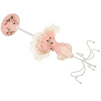 BESTonZON Pink Dress-Shaped Jewelry Display Stand Earring Holder and Necklace Rack, Metal Desktop Mannequin Organizer for Earrings and Necklace Hanging, Suitable for Vanity and Dressing