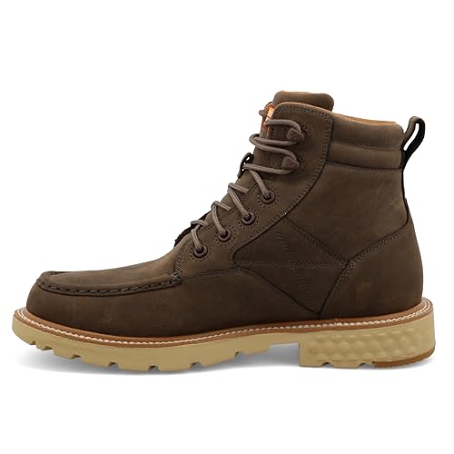 Twisted X Men's 6" Work Boot, Moc Toe with CellStretch2