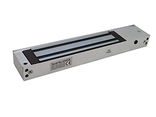Image of Smart iCards; Single Door 12V DC 600lbs Electromagnetic Lock /EM Lock for Access Control with LED (Silver)