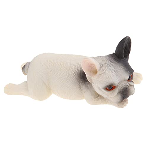 Figurine animal chien chiot résine accessoire décoration maison
