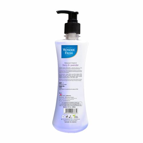 Image of Handwash Liquid Soap | 450ML Pack of 3 | Soothing Berry & Lavender Fragrance | Foaming Germ Defence Formula | Soft on Hands Moisturizing Soap | Hand Wash Dispenser Bottles